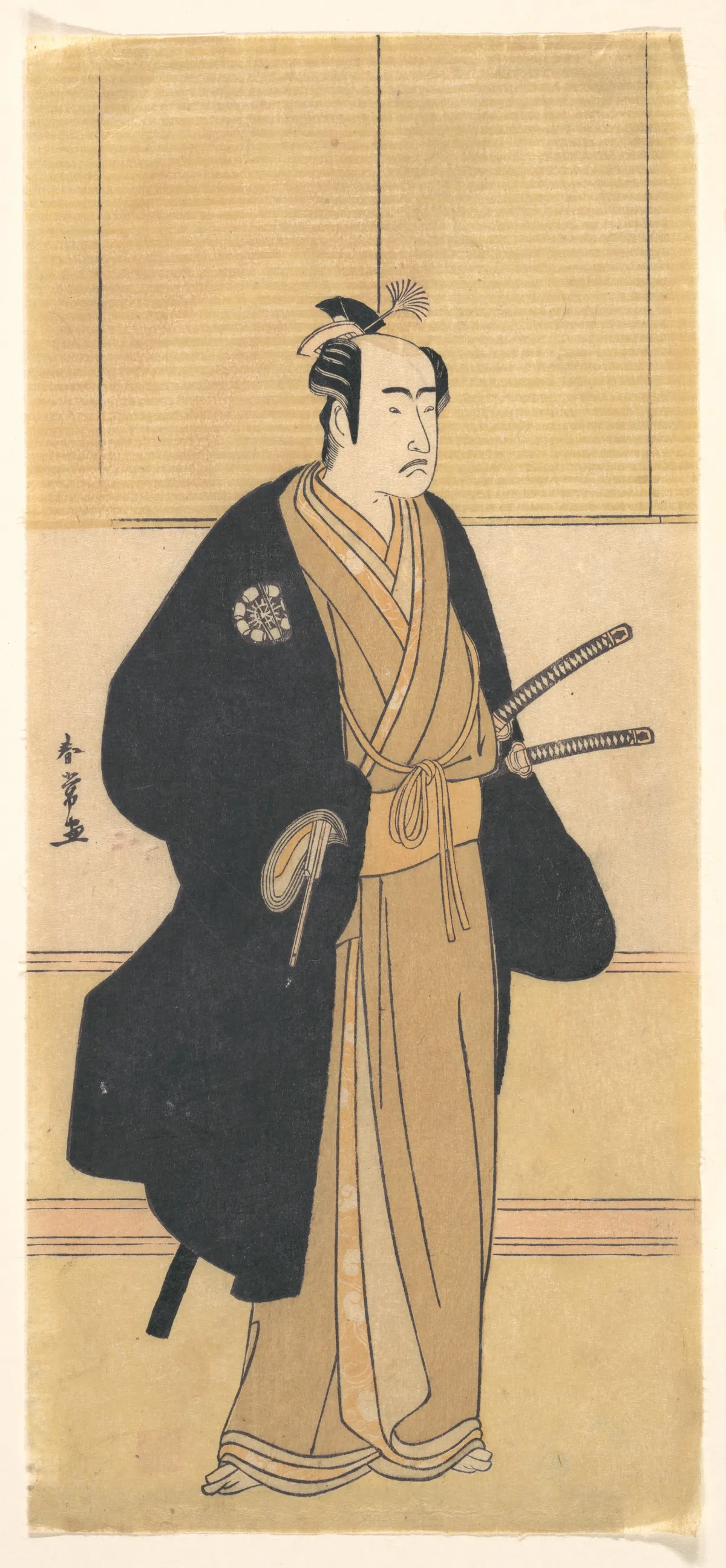 An Unidentified Actor in the Role of a Samurai